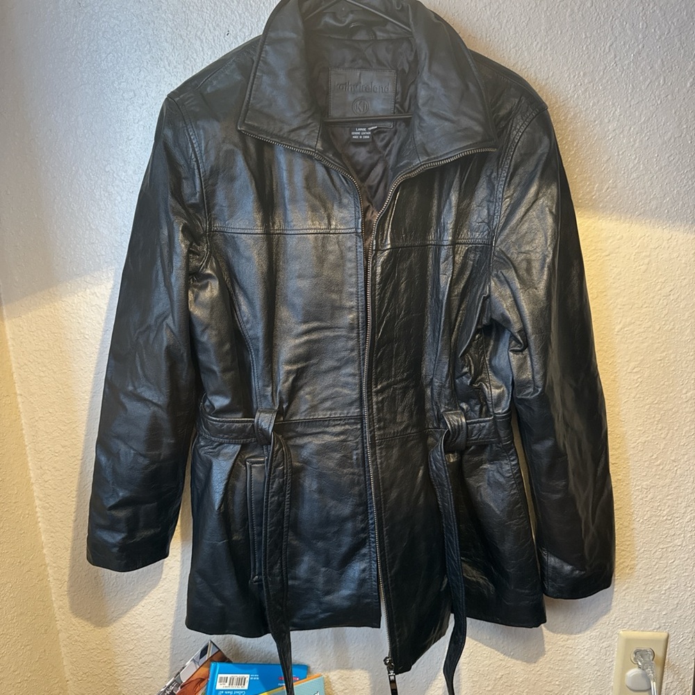 Vintage Black Leather Jacket